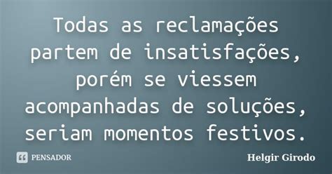 Todas as reclamações .